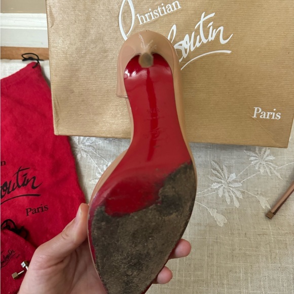 Christian Louboutin Iriza 100mm pumps blush - Picture 11 of 12